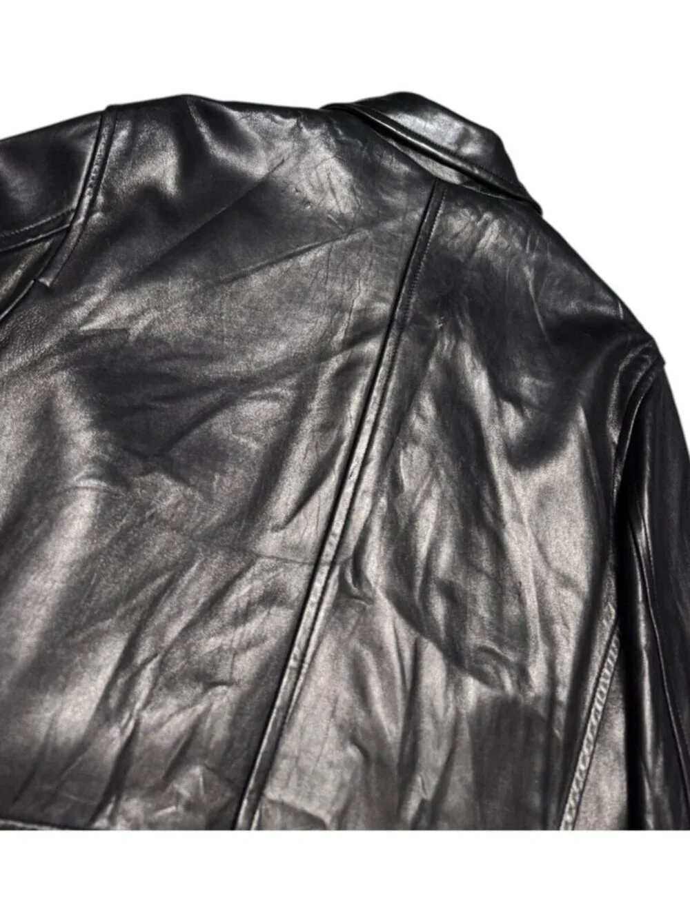 BERNARDO GENUINE LEATHER Designer Business Casual Winter Coat Jacket Mens Large